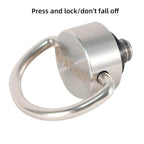 BEXIN LS020 Quick Release Plate Screws 1/4 inch C-Ring Adapter Mount Screws, LS020