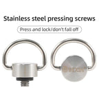 BEXIN LS020 Quick Release Plate Screws 1/4 inch C-Ring Adapter Mount Screws, LS020