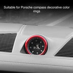 Car Compass Stopwatch Decorative Ring Cover, For Porsche Macan / Cayenne / Panamera 911 718