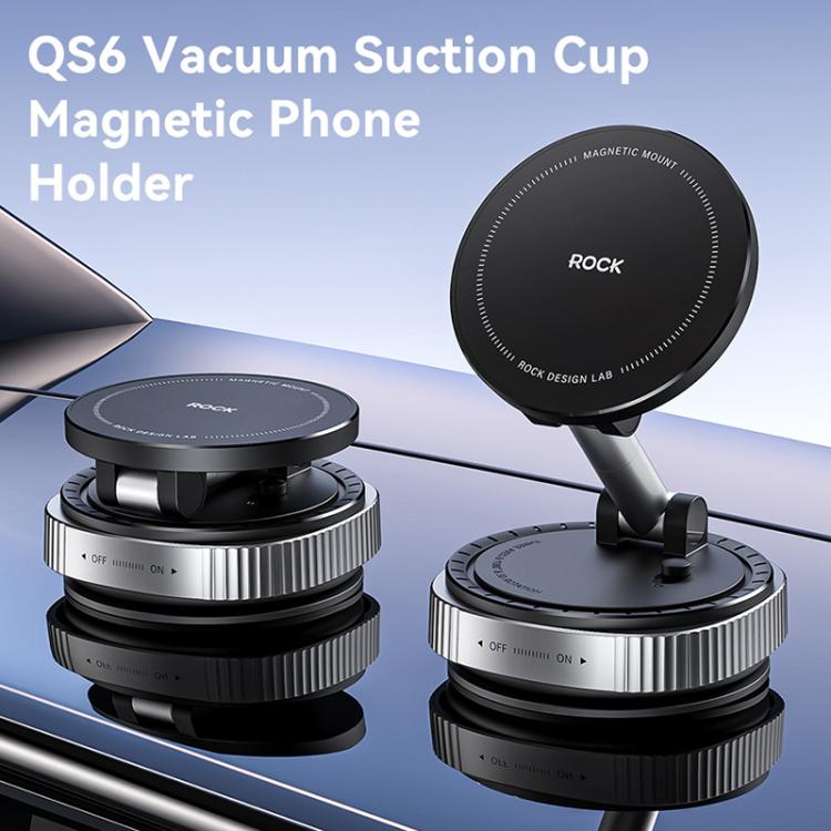 ROCK Q16 RPH1016 Car Electric Vacuum Suction Cup Magnetic Phone Holder, Q16 RPH1016