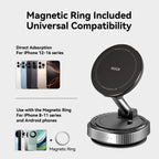 ROCK Q16 RPH1016 Car Electric Vacuum Suction Cup Magnetic Phone Holder, Q16 RPH1016