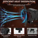2pcs/Pack 35W 3600LM 6500K Car Square HD Large Lens Spotlight Work Light