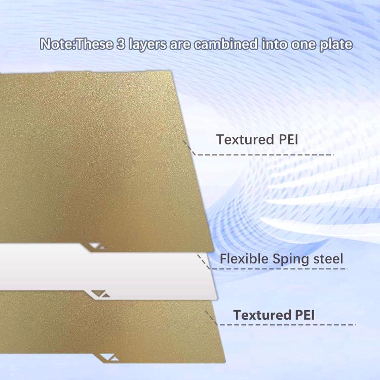 3D Printer Build Plate Spring Steel Sheet For ANYCUBIC 268x256mm, Gold / PEI Coating, Black / PEI Coating, PEI Coating + PET Carbon Fiber Film, PEI Coating + PEO Diamond Film, PEI Coating + PEY Starry Film, PEI Coating + PEI Film                       ...