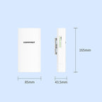 COMFAST CF-E112N V2 2.4GHz 300Mbps 9dBi Monitoring Bridge Set, AU Plug, EU Plug, US Plug, UK Plug