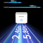COMFAST CF-WR653AX 1500Mbps 2.4GHz / 5.8GHz Dual-Band Gigabit WiFi 6 Mesh Router, AU Plug, EU Plug, US Plug, UK Plug
