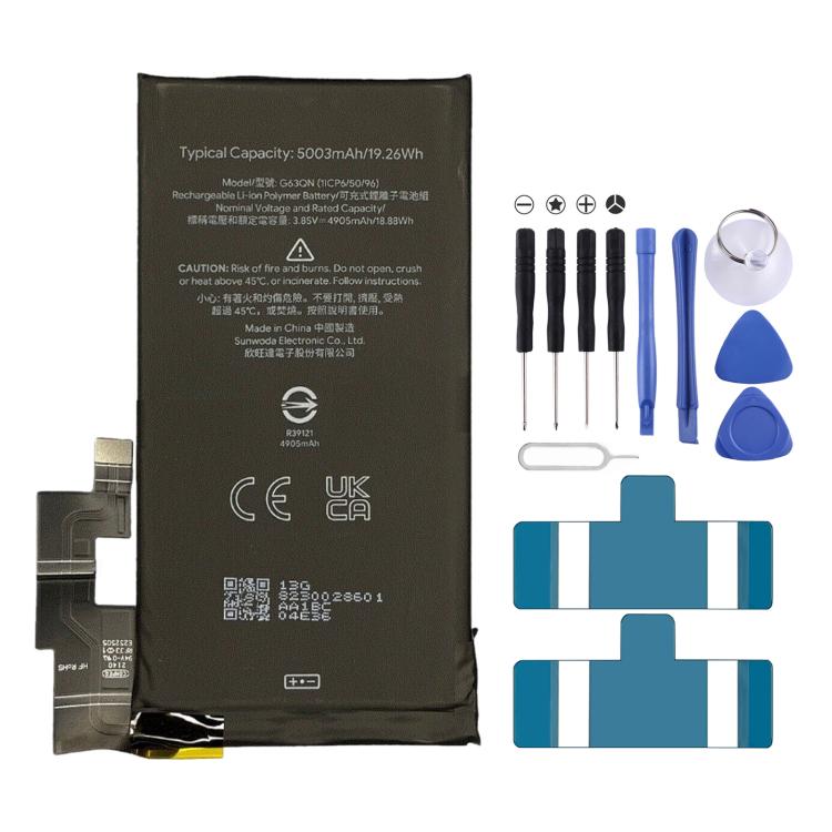 Battery Replacement, For Google Pixel 8A 4492mAh G07DF, For Google Pixel 8 Pro 4950mAh GUKD8, For Google Pixel 8 4575mAh GS35E, For Google Pixel 7A 4385mAh GP5JE, For Google Pixel 7 Pro 5000mAh GMF5Z, For Google Pixel 7 4270mAh GVU6C GQML3 GZE8U       ...
