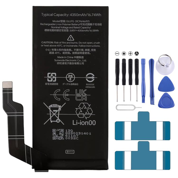 Battery Replacement, For Google Pixel 8A 4492mAh G07DF, For Google Pixel 8 Pro 4950mAh GUKD8, For Google Pixel 8 4575mAh GS35E, For Google Pixel 7A 4385mAh GP5JE, For Google Pixel 7 Pro 5000mAh GMF5Z, For Google Pixel 7 4270mAh GVU6C GQML3 GZE8U       ...