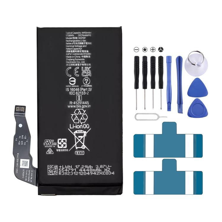 Battery Replacement, For Google Pixel 8A 4492mAh G07DF, For Google Pixel 8 Pro 4950mAh GUKD8, For Google Pixel 8 4575mAh GS35E, For Google Pixel 7A 4385mAh GP5JE, For Google Pixel 7 Pro 5000mAh GMF5Z, For Google Pixel 7 4270mAh GVU6C GQML3 GZE8U       ...