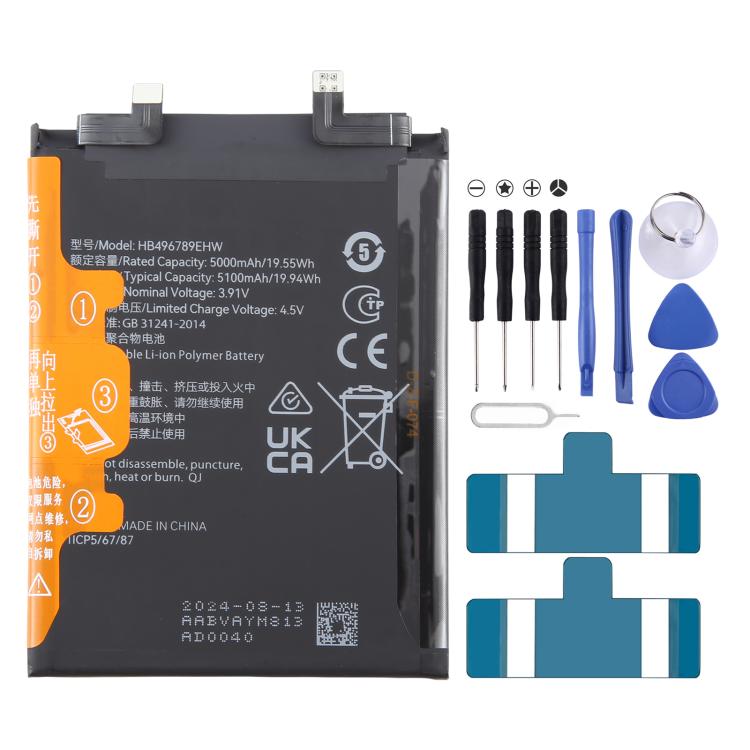 Battery Replacement, For Honor 90 GT MAG-AN00 HB506591EHW 5000mAh, For Honor 100 Pro MAA-AN10 HB506591EHW 5000mAh, For Honor 100 MAA-AN00 HB506591EHW 5000mAh, For Honor Magic5 PGT-AN00 HB496789EHW 5100mAh, For Honor Magic4 / 4 Pro HB586680EFW 4500mAh  ...