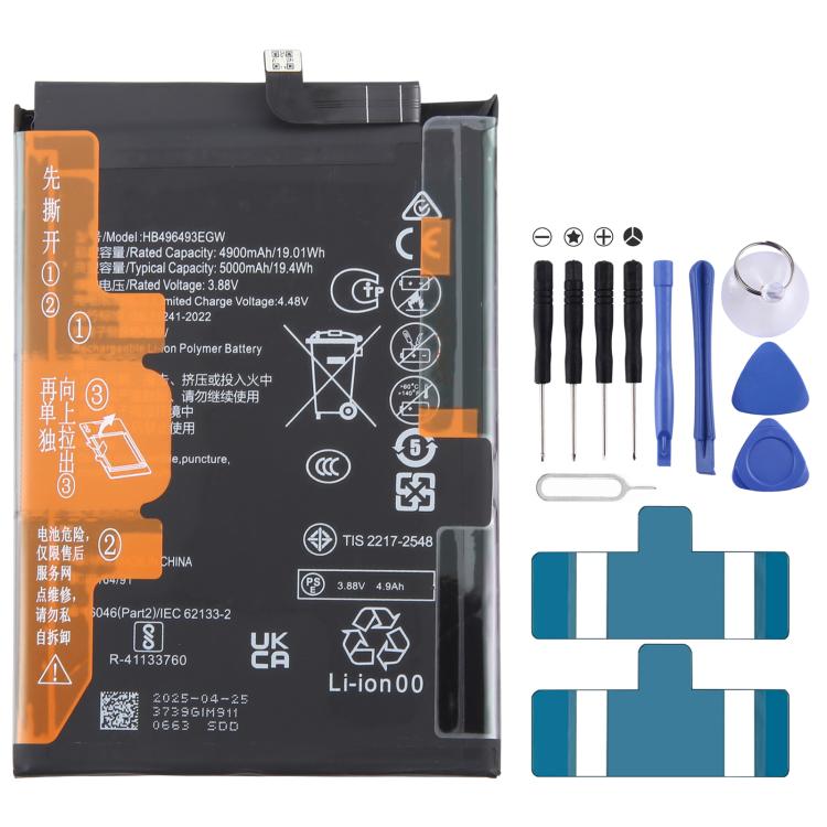 Battery Replacement, For Honor Magic 2 TNY-AL00 TL100 HB386689ECW 3500mAh, For Huawei Enjoy 70 Pro CTR-AL20 HB496493EGW 4900mAh, For Huawei Enjoy 60 Pro MAO-AL00 HB496493EGW 4900mAh, For Huawei Mate 50 RS Porsche Design 4600mAh                         ...