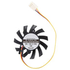 For SEEWO SC6010M12VSF DC12V 0.18A 3Pin Cooling Fan, 3Pin Fan blade diameter 55mm