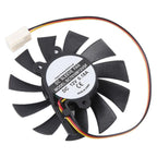 For SEEWO SC7010M12VSF DC12V 0.18A 3Pin Cooling Fan, 3Pin Fan blade diameter 65mm