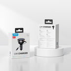 ROCK H30 45W USB-A Type-C Ports Car Charger with Retractable Type-C Cable, H30