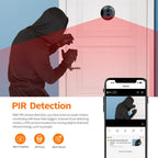 ESCAM C88 4.3 inch 1080P PIR Digital Door Viewer WiFi Video Doorbell Support Night Vision, Two-way Audio, C88