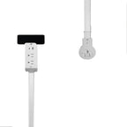 US Plug Power Outlet Extender Power Socket Extension Tool With USB / Type-C Fast Charging, 2 AC + USB, US Plug