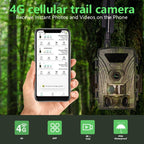 PR802G 4G EU Version 4K HD Night Vision Infrared Motion Detection Hunting Camera, PR802G