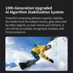 FUNSNAP CM8 Smartphone Stabilizer Foldable 3-axis Anti-shake Vlog Shooting Gimbal, Basic Version, AI Version