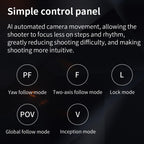 FUNSNAP CM8 Smartphone Stabilizer Foldable 3-axis Anti-shake Vlog Shooting Gimbal, Basic Version, AI Version
