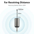 XTUGA  A1 UHF Wireless Headset Lavalier Microphone System with Bodypack Transmitter, A1