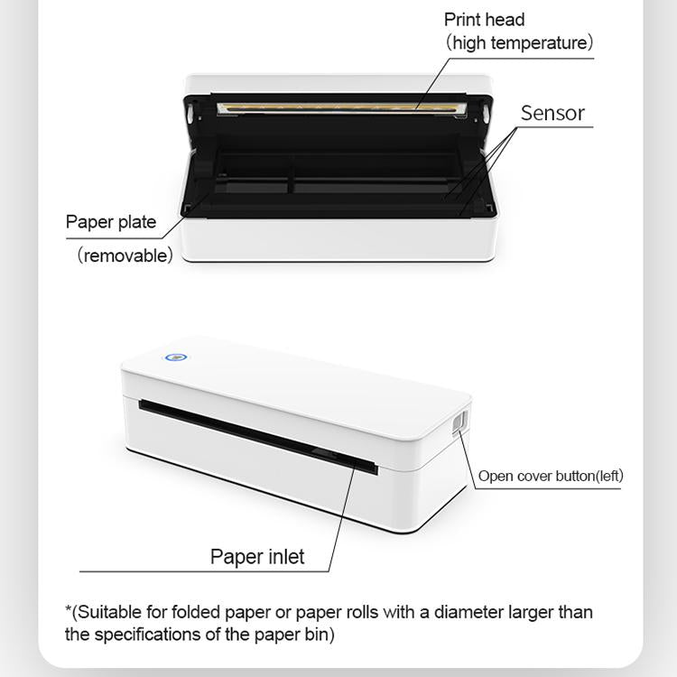 A401 Portable A4 Thermal Printer Educational Tattoo Printer, A401