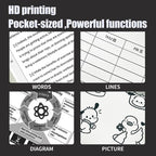 A401 Portable A4 Thermal Printer Educational Tattoo Printer, A401