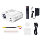 hoco DT2 1280x720P 140ANSI Smart WiFi Bluetooth Projector Android Version, EU Plug