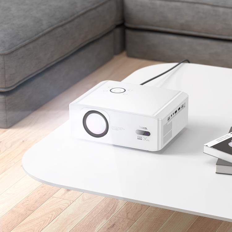 hoco DT3 1920x1080P 370ANSI Smart Electric Focus Projector Android Version, US Plug