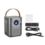 hoco DT4 1280x720P 190ANSI Smart Full Autofocus Projector Android Version, EU Plug, UK Plug