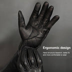 SOMAN MG-24 Motorcycle Sheepskin Gloves Touch Screen Off-road Riding Retro Gloves, M, L, XL, XXL