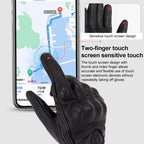 SOMAN MG-24 Motorcycle Sheepskin Gloves Touch Screen Off-road Riding Retro Gloves, M, L, XL, XXL