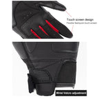 SOMAN  MG21 Motorcycle Sheepskin Carbon Fiber Gloves Off-road Riding Anti-slip Gloves, M, L, XL, XXL