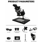 Kaisi 6558 6.5-58X Synchronous Zoom Trinocular Stereo Microscope, Kaisi 6558