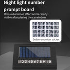 Solar Energy Car Air Purifier with Number Plate, Solar Energy Air Purifier