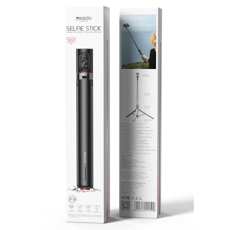 Yesido SF30 Integrated Jumping Stick Bluetooth Remote Control Selfie Stick, SF30