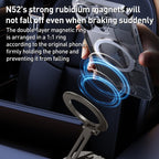 G712 Vacuum Adsorption Foldable Magnetic Car Phone Holder