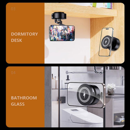 D1 15W Electric Vacuum Adsorption Car Wireless Charging Phone Holder