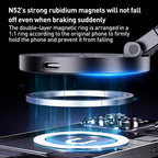 D1 15W Electric Vacuum Adsorption Car Wireless Charging Phone Holder