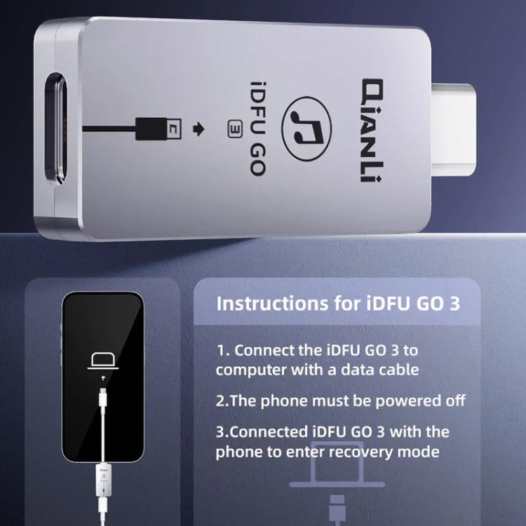 QianLi IDFU GO 3 Recovery Adapter for iPhone 15 Series, QianLi IDFU GO 3