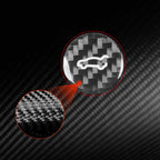 For Tesla Model 3 2023+ / Y New Edition 2025+ Carbon Fiber Car Trunk Button Decorative Sticker, For Tesla Model 3 2023+ / Y New Edition 2025+ Car Trunk Button