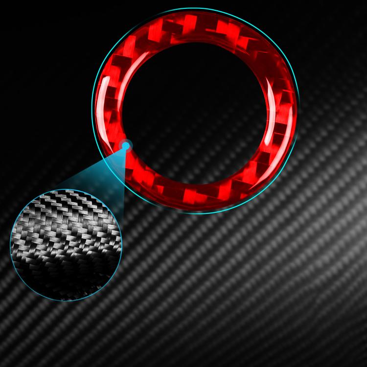 For Tesla Model 3 2023- Carbon Fiber Car Trunk Button Frame Decorative Sticker, Car Trunk Button Frame