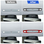 For Tesla Model 3 2023- Carbon Fiber Car Front Reading Light Panel Decorative Sticker, For Tesla Model 3 2023- Car Front Reading Light Panel