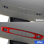 For Tesla Model 3 2017-2022 / Y 2020-2024 Carbon Fiber Car Front Reading Light Panel Decorative Sticker, For Tesla Model 3 2017-2022 / Y 2020-2024 Car Front Reading Light Panel
