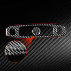 For Tesla Model 3 2023- 2pcs/Set Carbon Fiber Car Reading Light Panel Decorative Sticker, For Tesla Model 3 2023- Car Reading Light Panel