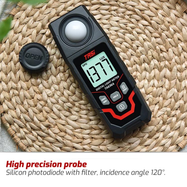 TRSI TA636B Integrated Digital Lux Meter Light Brightness Measuring Support BT, TA636B