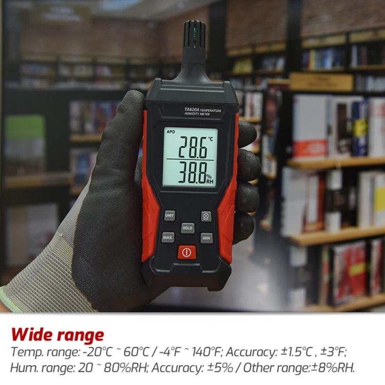 TRSI TA620A Industrial Handheld Thermometer Hygrometer, TA620A