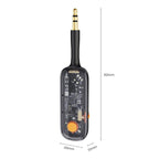 BOYI BY306 AUX Car FM Transmitter Wireless Bluetooth 5.3 Receiver, BY306