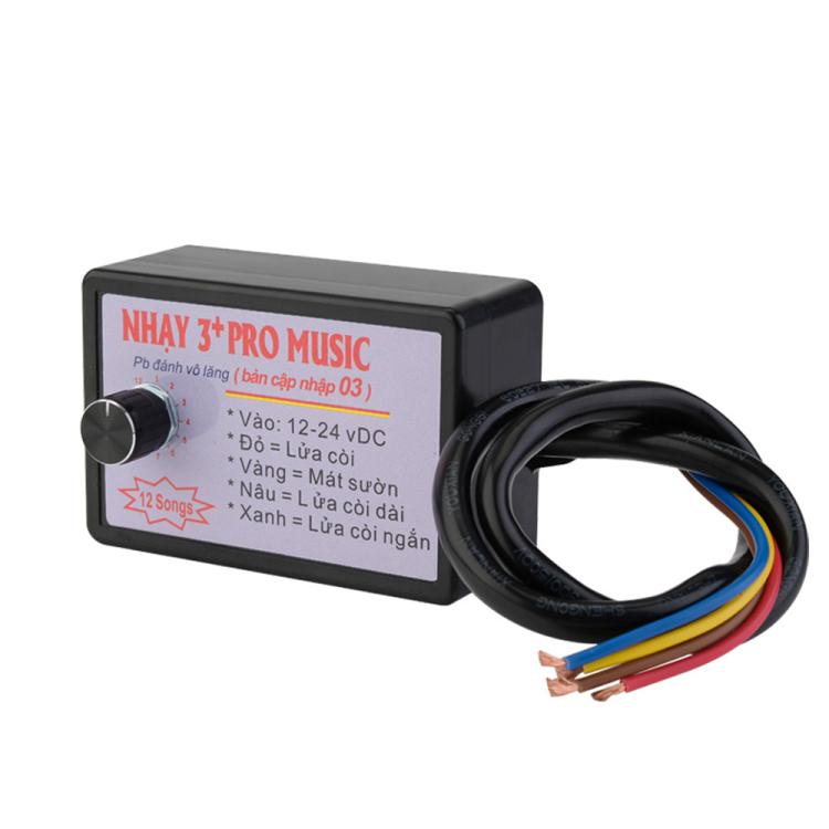 12V / 24V Universal Car Horn Controller 12 Sound Effects Sound Control Speaker, 12 Sound