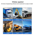 12V / 24V Universal Car Horn Controller 12 Sound Effects Sound Control Speaker, with Button, 12 Sound, with Button