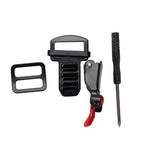 Motorcycle Helmet Buckle Double D-buckle Universal Quick Release Plastic Clip