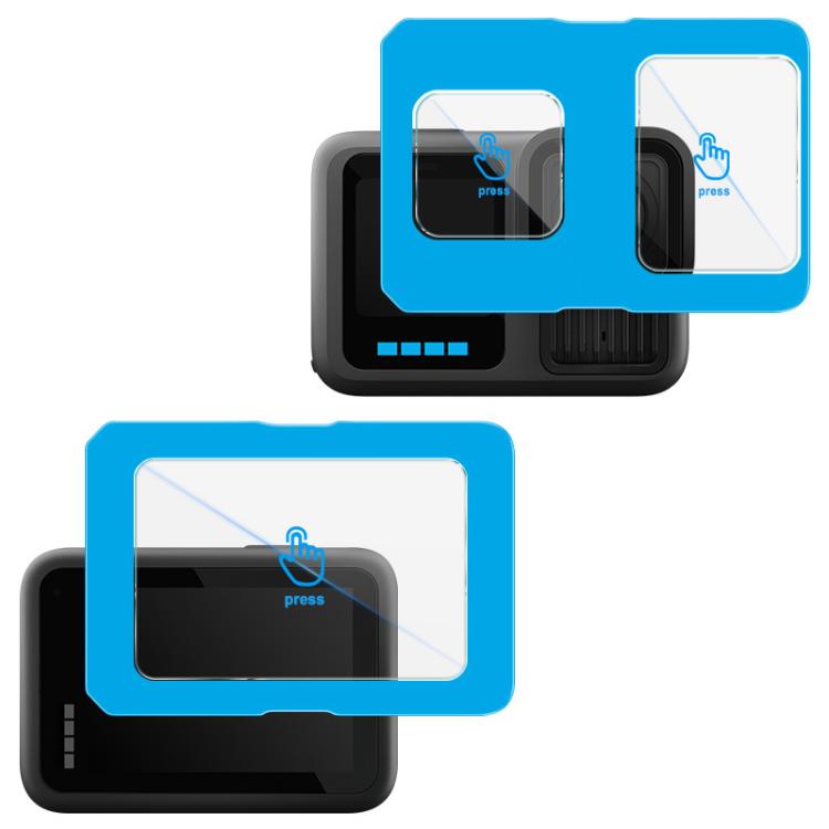 imak Tempered Glass Film with Camera Lens Film, Self-positioning Version, For GoPro HERO13 Black, For GoPro HERO12 Black